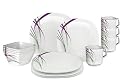 Melamin - Geschirr - Set 16-teilig Design Turin bruchsicher