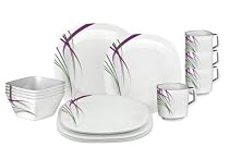 Melamin - Geschirr - Set 16-teilig Design Turin bruchsicher