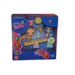 Pet Shop Hund Katze Nr. 2037 / 2038 Petshop Wippe Schaukel littlest Tiere Wackeltierchen Haustier Tier Zubeh�r Pet Spielplatz Hasbro