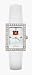 Cincinnati Bengals Ladies Allure White Leather Strap Watch