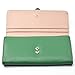 KLOUD City Synthetic Leather Drawstring Style Double Button Women Wallet (Green)