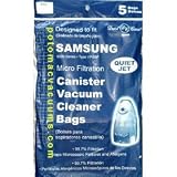 Samsung Canister Quiet Jet & Quiet Storm Series 9000 Bags Dust Care Brand (5 bags)