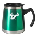 University of South Florida - 16-ounce Squat Travel Mug Tumbler - Green