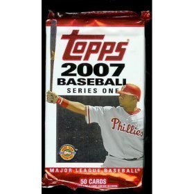 2007 Topps Baseball Cards Series 1 Jumbo Hobby Pack (Special HTA Pack - 50 cards per pack)