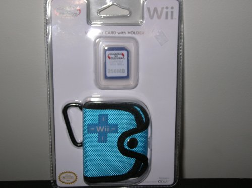 NINTENDO WII MEMORY CARD WITH HOLDER
