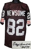 Ozzie Newsome Autographed/Hand Signed Cleveland Browns Brown Prostyle Jersey HOF99- JSA Hologram