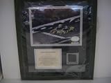 JAMIE McMURRAY PLAQUE W/TIRE PIECE RACE WIN DAYTONA