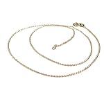 Sterling Silver Chain 02 Long Curb Necklace Spring Clasp 2x1.3mm Delicate 18