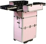 Beauty Box Monaco Pink Cosmetics & Make up Trolley