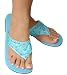 WOMENS SANDALS BLUE THONG