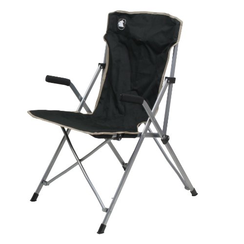 10T slimBOY Fauteuil de camping Noir 62 x 72 x 104 cm