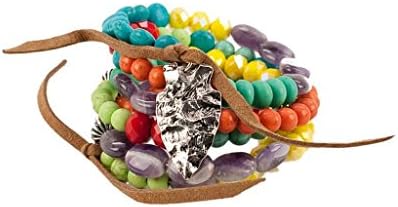 Gypsy Soule Western Bracelet Womens Beads Arrowhead Silver GSDB15281