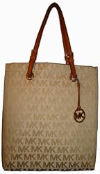 Women's Michael Kors Purse Handbag Tote Beige/Camel/Luggage