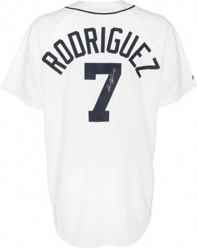 Ivan Rodriguez Autographed Jersey | Details: Detroit Tigers, White Majestic Replica