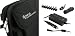 rooCase Gateway EC1440u 11.6-Inch Netbook Carrying Bag with AC and DC Adapter Charger Home / Car / Airplane -Multifunctional Messenger / Backpack - Black