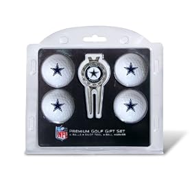 NFL Dallas Cowboys 4 Golf Balls and Divot Tool by
