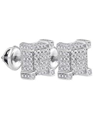 0.52CT-DIA MICRO-PAVE EARRINGS