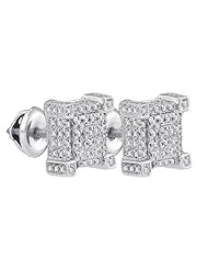 0.52CT-DIA MICRO-PAVE EARRINGS