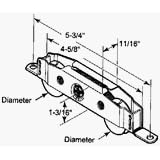 Prime Line Prod. 13808-S Sliding Patio Door Tandem Roller Assembly