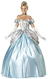 Adult Ultra Deluxe Enchantingly Beautiful Fairy Tale Cinderella Ball Gown Princess Costume