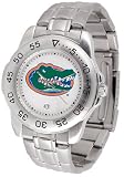 Florida Gators Suntime Mens Sports Watch w/ Steel Band - NCAA College Athletics