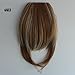 X&Y ANGEL- Girl's One Piece Hair Extensions Fashion Front Fringe Bangs/fringes Clip In On (#4/6 (dark brown))