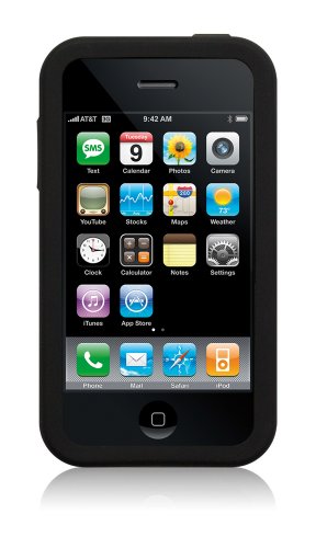 Simplism Silicone Case for iPhone Black [iPhone用シリコンケース ブラック] ストラップホール付き TR-SCIP-BK