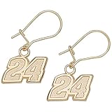 LogoArt Jeff Gordon 10K Small Number Dangle Earrings