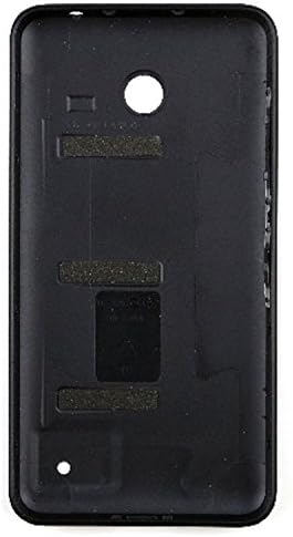PhonePlus® Black Housing Battery Back Cover Rear Door Shell Case Replacement for Nokia Lumia 630 635