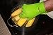 Perfect Protection Silicone Cooking & BBQ Gloves | New | Heaviest Thickest Gloves Mean Better Protection for You! (Green)