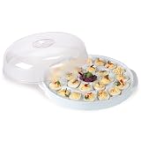 Chill and Serve 1023 3-Piece Iceless Egg Platter