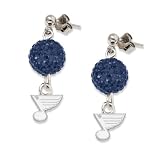 NHL St. Louis Blues LogoArt Ovation Earrings