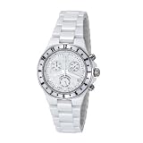 Rougois White Ceramic Ladies Chronograph Watch