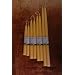 Raw Beeswax Tapers: 7/8"x 12" (8 Tapers)