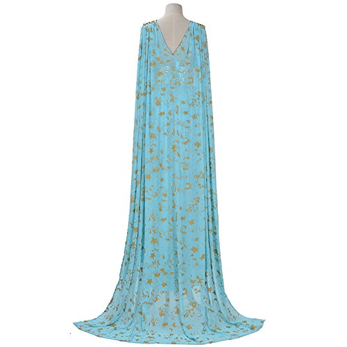 crown and ivy blue and white dress Inspired by Game Of Thrones Cosplay Daenerys Targaryen Pale Blue dress –  Mariecosplayshop