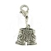 Alpenfl�stern Anh�nger Lederhose (altsilber - farben) - alpiner Trachtenschmuck, Anh�nger & Charms f�r Halskette, Charivari und Bettelarmband
