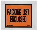 Duck Brand Clear View Packing List Envelopes, 5.5