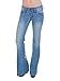 2LUV Women's Floral Print 5 Pocket Skinny Jeans