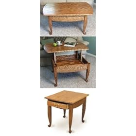 Lift-up-top Coffee Table Woodworking Plan