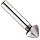 Dormer G154 Series High-Speed Steel Single-End Countersink, Uncoated (Bright) Finish, 3 Flutes, 82 Degrees, Round Shank, 6mm Shank Diameter, 8.3mm Body Diameter