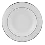 Lenox Opal Innocence 9-Inch Platinum-Banded Fine China Pasta/Rim Soup Bowl, Set of 4