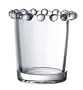 America Retold Pearl Pressed Glass Tea Light Candleholders, Set of 6
