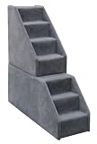 7 Step Mini Bear's Stairs - Gray
