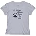 T-Shirt Woman Silver Gray  My Belgian Malinois Thinks I Am Great  Dog