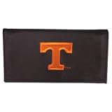 Tennessee Volunteers Black Embroidered Leather Checkbook Cover