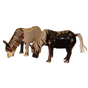 Recycled Metal Garden Art Sculpture: Small Pony by Home and Garden Art