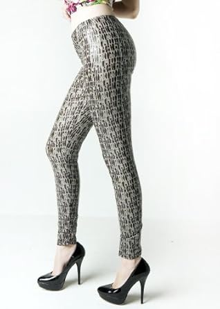 Gel Capsule Printed Mixed Colors Liquid Leggings Small/medium Size