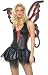 Black Fairy Dress Sexy Adult Halloween Costume Skimpy Naughty Cute Goth Punk Pixie Outfit