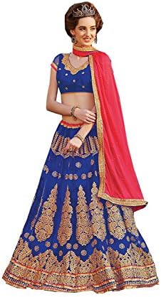 prachstore Indian Women Designer Party wear Blue Lehenga Choli 75245