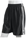 adidas Men's 3-Stripe Dazzle Short, Black/White, Large